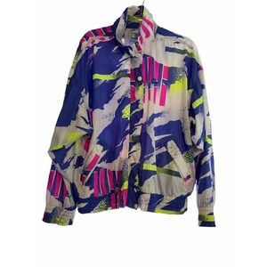 NIKE Vtg 90's CHALLENGE COURT Tennis Andre Agassi Windbreaker Jacket Adult Sz M